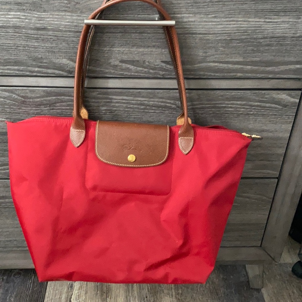 Authentic longchamp in red